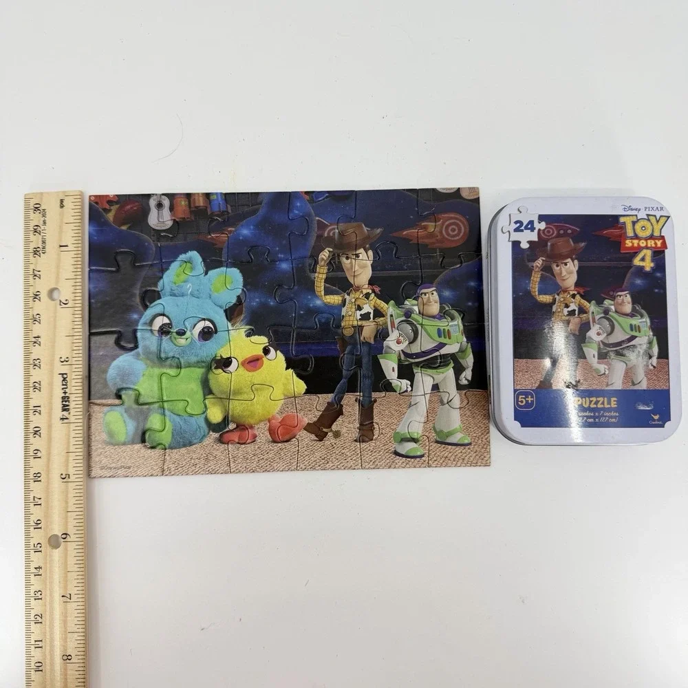 5 Disney Toy Story‎ Avengers Simba Dumbo Puzzles 24 & 50pc Collectible Tins Comp